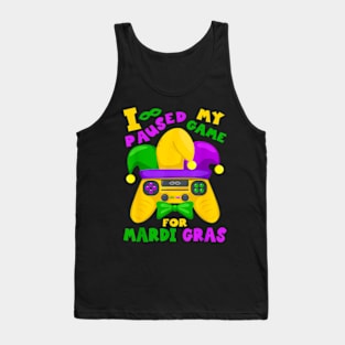 Mardi Gras For Men Kids Gamer Video Game Tank Top